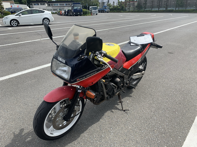 ヤフオクで買ったバイク（FZ750）は極上車の夢を見るか FZ750車検です。: 愛と勇気の箱庭劇場